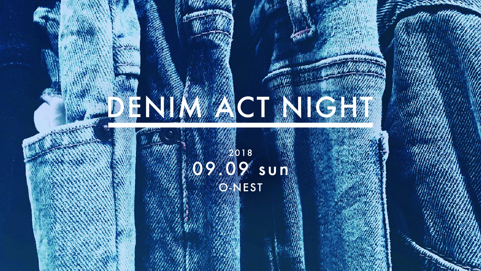 伊勢丹×READY TO FASHION主催『DENIM ACT NIGHT vol.2』出演決定！